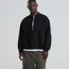 Just Hoods SIGNATURE VASTAG BOMBER PULÓVER (AWJH124) – termékkép 1
