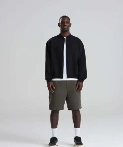 Just Hoods SIGNATURE VASTAG BOMBER PULÓVER (AWJH124) – termékkép 2