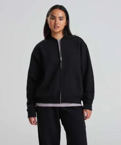 Just Hoods SIGNATURE VASTAG BOMBER PULÓVER (AWJH124) – termékkép 6