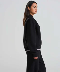 Just Hoods SIGNATURE VASTAG BOMBER PULÓVER (AWJH124) – termékkép 8