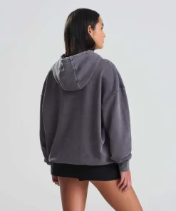Just Hoods VINTAGE MOSOTT HATÁSÚ KAPUCNIS PULÓVER (AWJH180) – termékkép 2