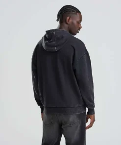 Just Hoods VINTAGE MOSOTT HATÁSÚ KAPUCNIS PULÓVER (AWJH180) – termékkép 5