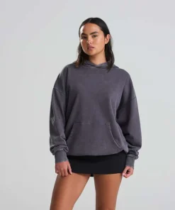 Just Hoods VINTAGE MOSOTT HATÁSÚ KAPUCNIS PULÓVER (AWJH180) – termékkép 8