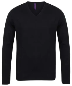 Henbury FÉRFI 12GG V-NYAKÚ PULÓVER (HN720) – termékkép 1