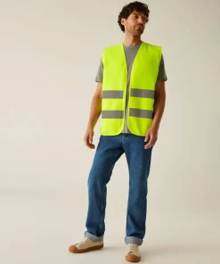 Regatta HI VIS ESSENTIAL KÖNNYEN EMBLÉMÁZHATÓ MELLÉNY (RETRS255) – termékkép 4