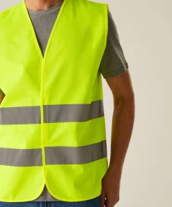 Regatta HI VIS ESSENTIAL KÖNNYEN EMBLÉMÁZHATÓ MELLÉNY (RETRS255) – termékkép 5
