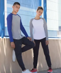 SF Clothing HOSSZÚ UJJÚ FÉRFI BASEBALL PÓLÓ (SF271) – termékkép 2