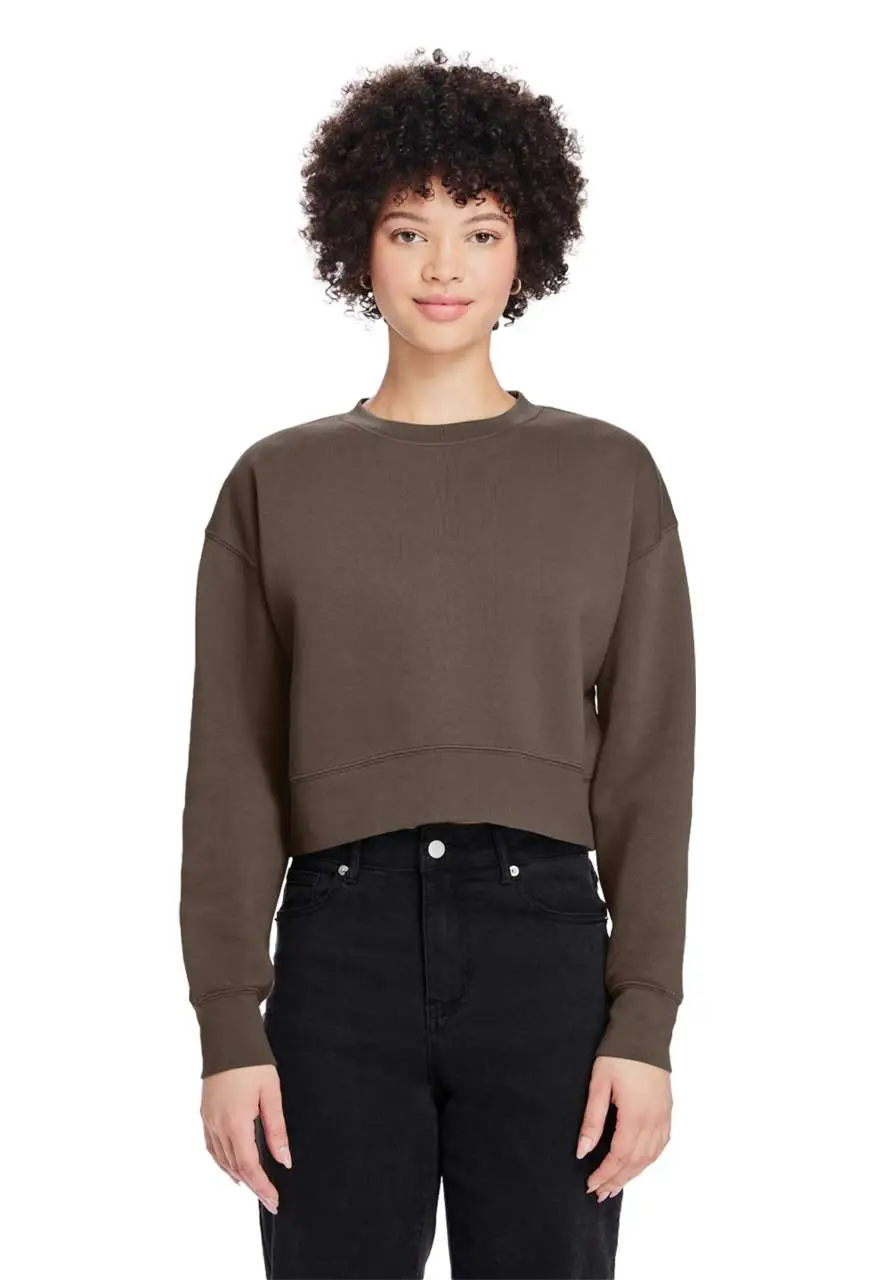 Lane Seven WOMENS RELAXED CROP CREWNECK (LS88004) – termékkép 1