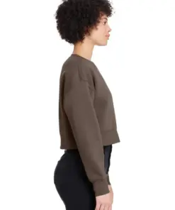 Lane Seven WOMENS RELAXED CROP CREWNECK (LS88004) – termékkép 3